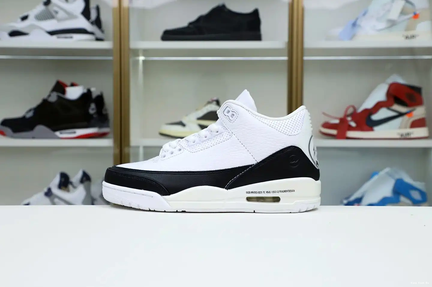 FRAGMENT RETRO X 3 SP JORDAN Kimikick DESIGN AIR 'WHITE' 0707